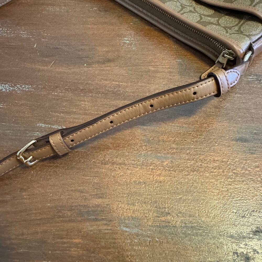 Coach Women's Leather Logo Crossbody Bag - Picture 5 of 10